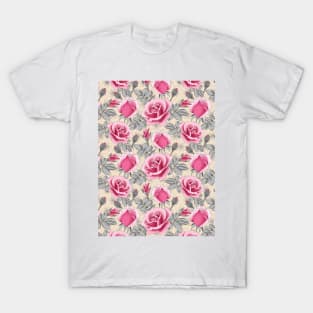 Roses Pattern T-Shirt